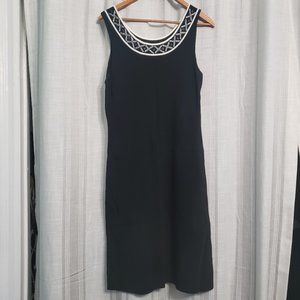 Max Studio Bead Embroidery Tank Dress Size Large (Part of set)